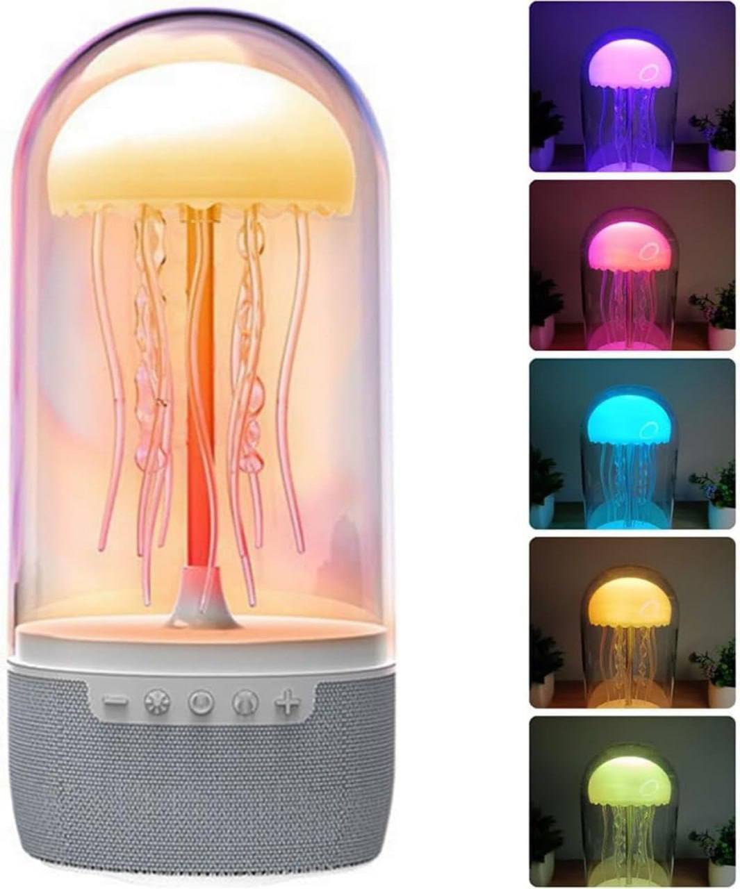 Jellyfish Lamp with Bluetooth Speaker