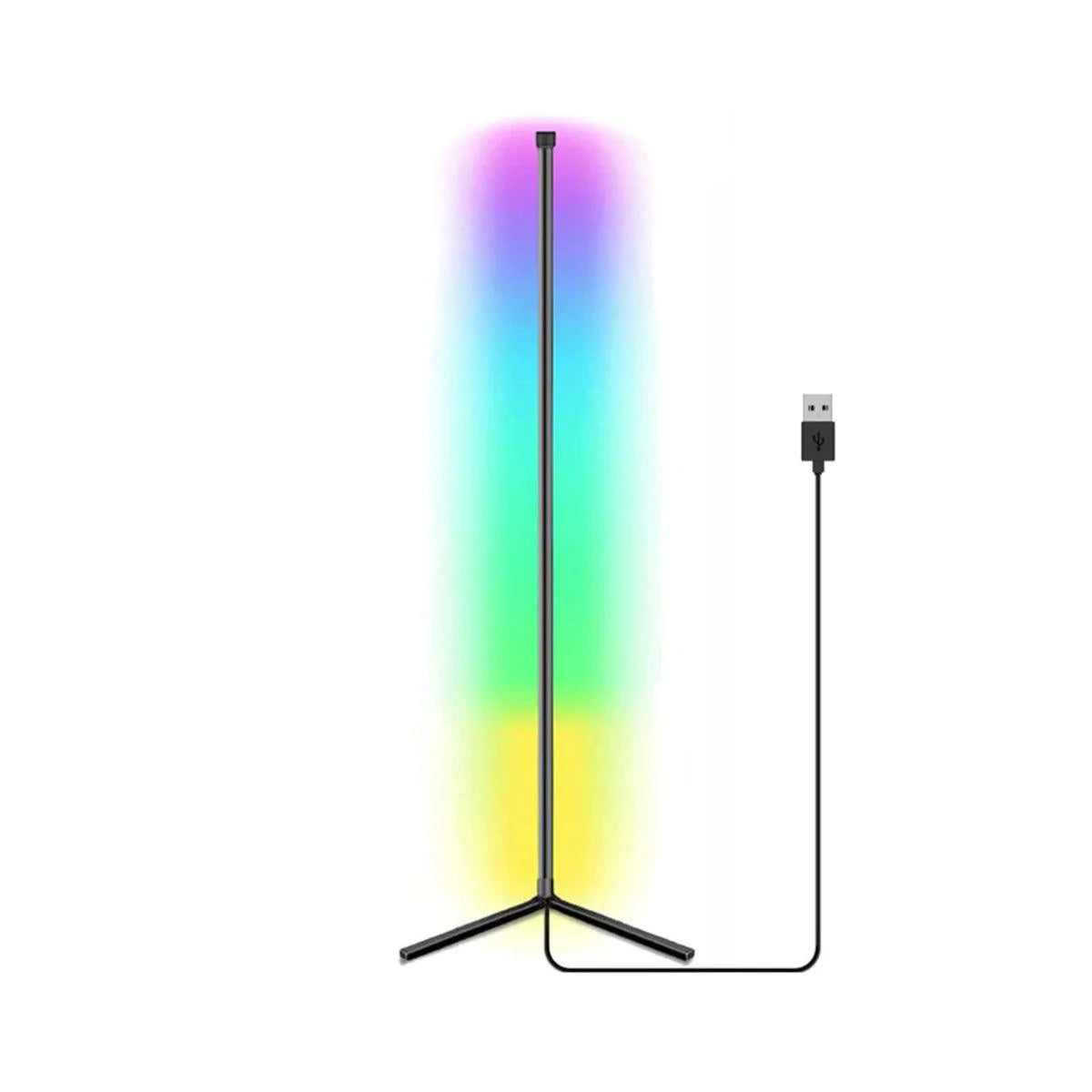 Smart RGB LED Corner Floor Lamp